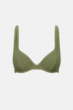 Essential Rib Underwire Top Olive
