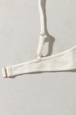 Essential Rib Underwire Top Creme