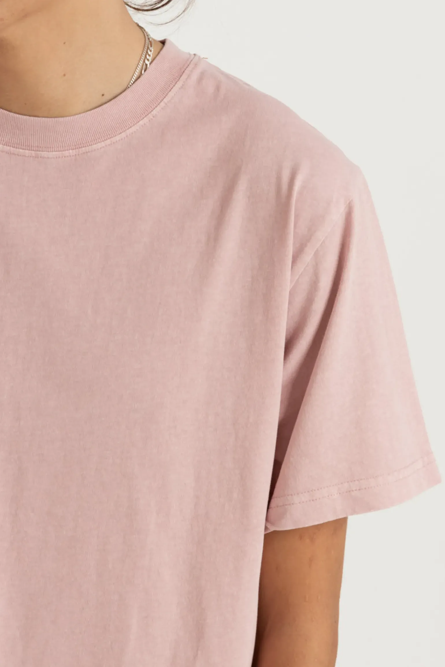 Essential Vintage Ss T-Shirt Mauve