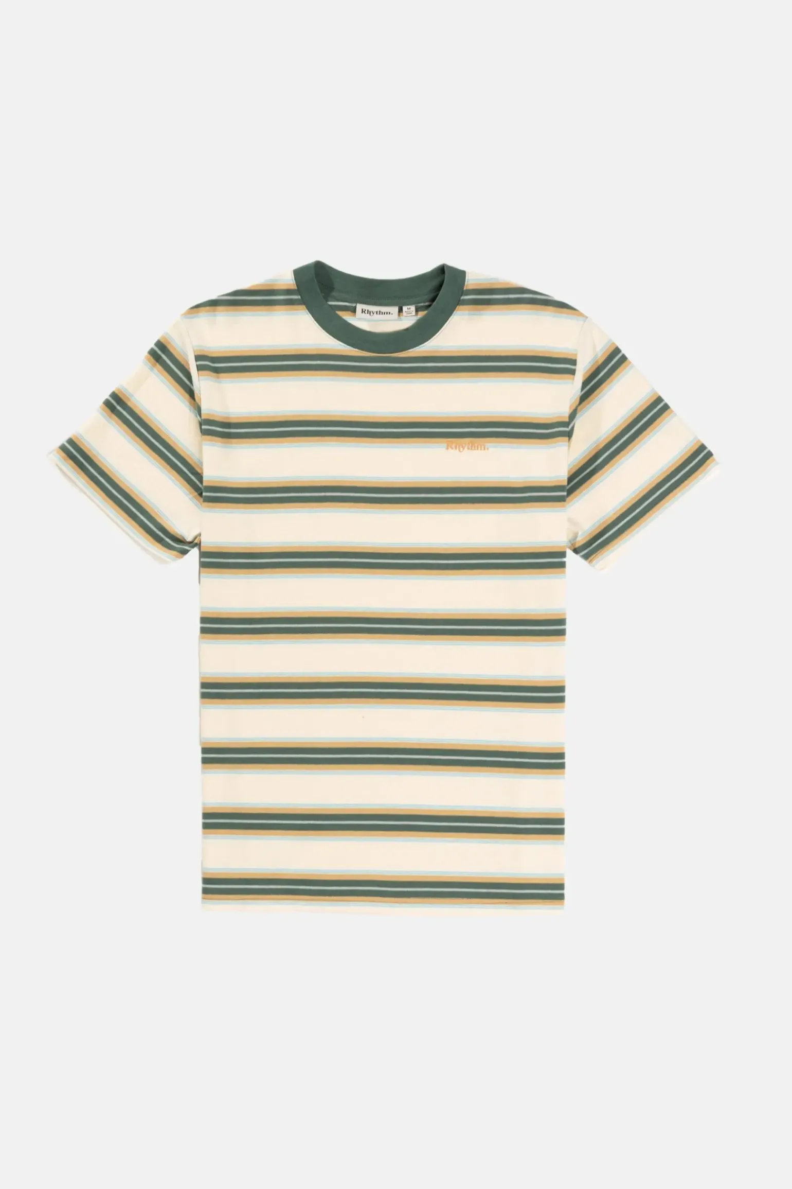 Everyday Stripe SS T-Shirt Vintage Green