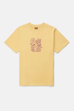 Florist Vintage Ss T-Shirt Yellow