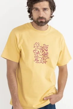 Florist Vintage Ss T-Shirt Yellow