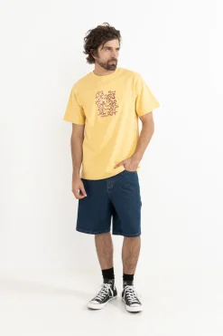 Florist Vintage Ss T-Shirt Yellow
