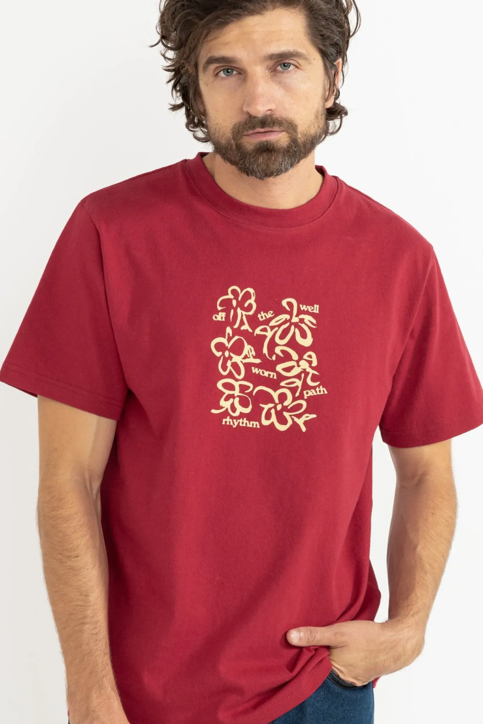 Florist Vintage Ss T-Shirt Merlot