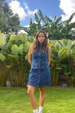 Gia Denim Dress Blue Wash