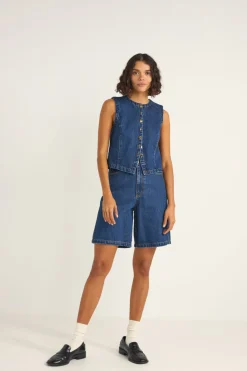 Gia Denim Jorts Indigo