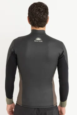 Heritage Front Zipper Jacket Black