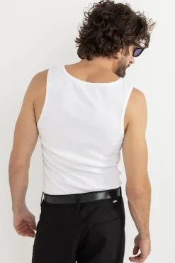 Kickback Singlet White
