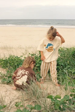 Kids Peace SS T-Shirt Natural White
