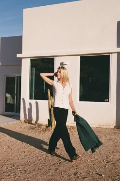 Low-Rise Barrel Denim Pant Vintage Black