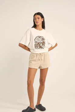 Mazzy Corduroy Short Sand