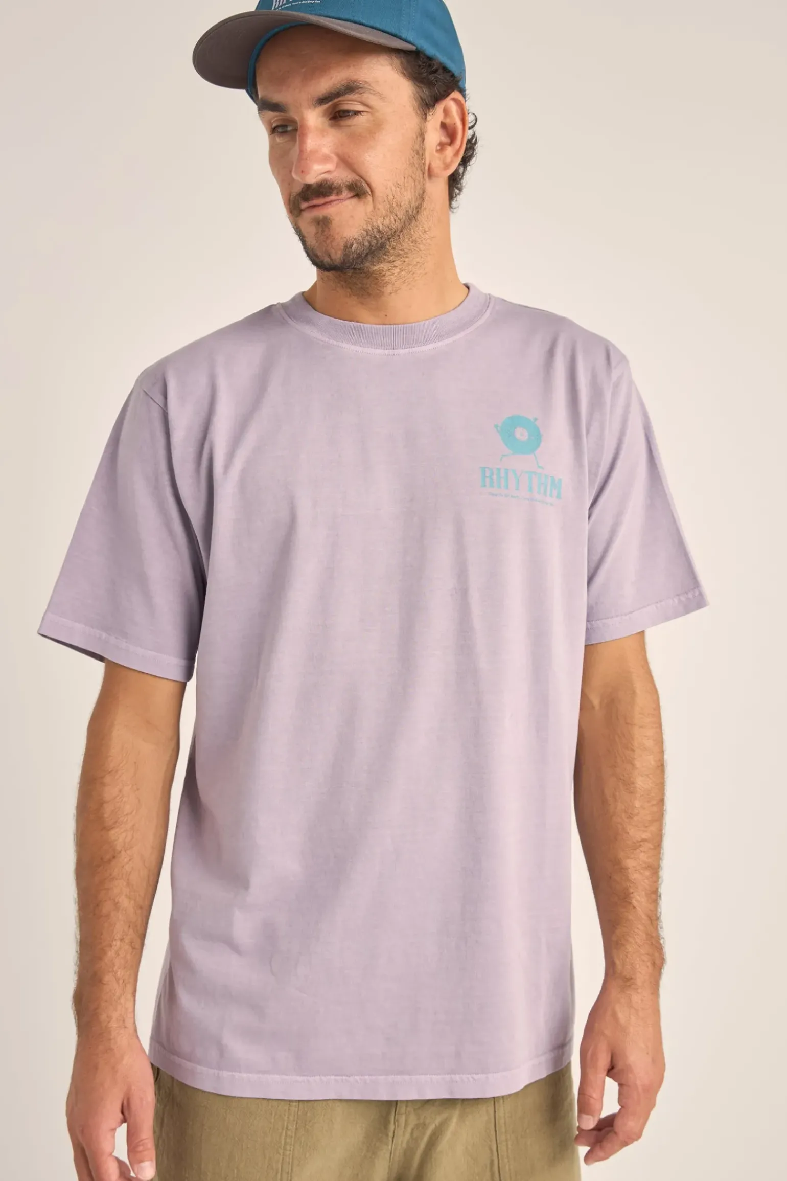 Record Vintage Ss T-Shirt Plum