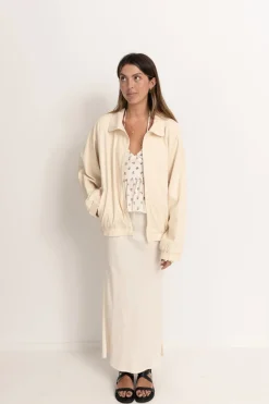 Santa Monica Bomber Jacket Cream