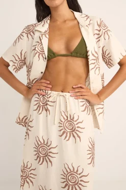 Seafarer Short Sleeve Shirt Brown