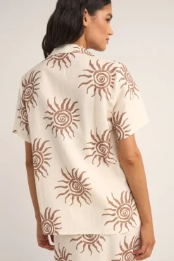 Seafarer Short Sleeve Shirt Brown