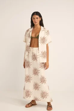 Seafarer Short Sleeve Shirt Brown