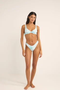 Serenity Floral Hi Cut Pant Blue