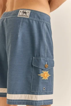 Signature Stripe Trunk Navy