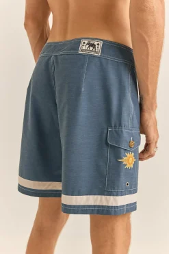 Signature Stripe Trunk Navy