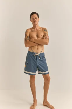 Signature Stripe Trunk Navy