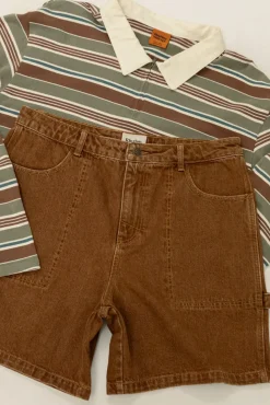 Slacker Denim Short Tobacco