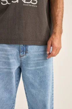 Subtle Distress Jean Blue