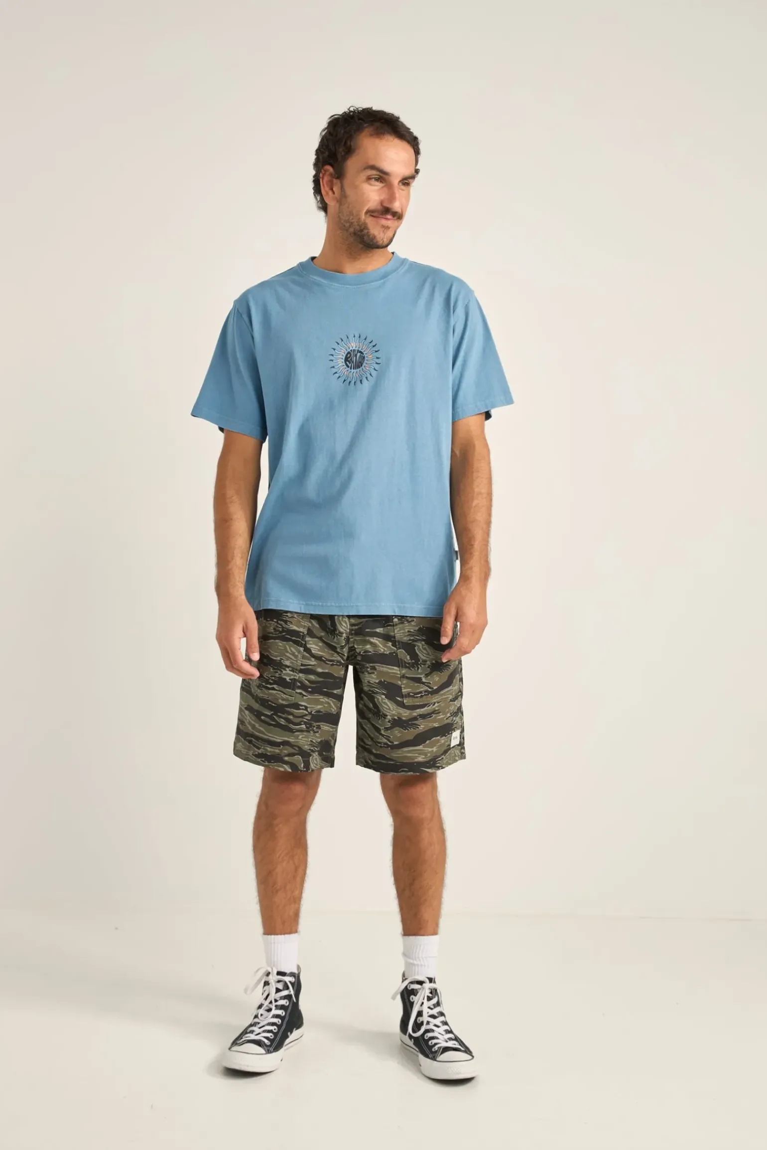 Sun Beams Vintage Ss T-Shirt Dusk