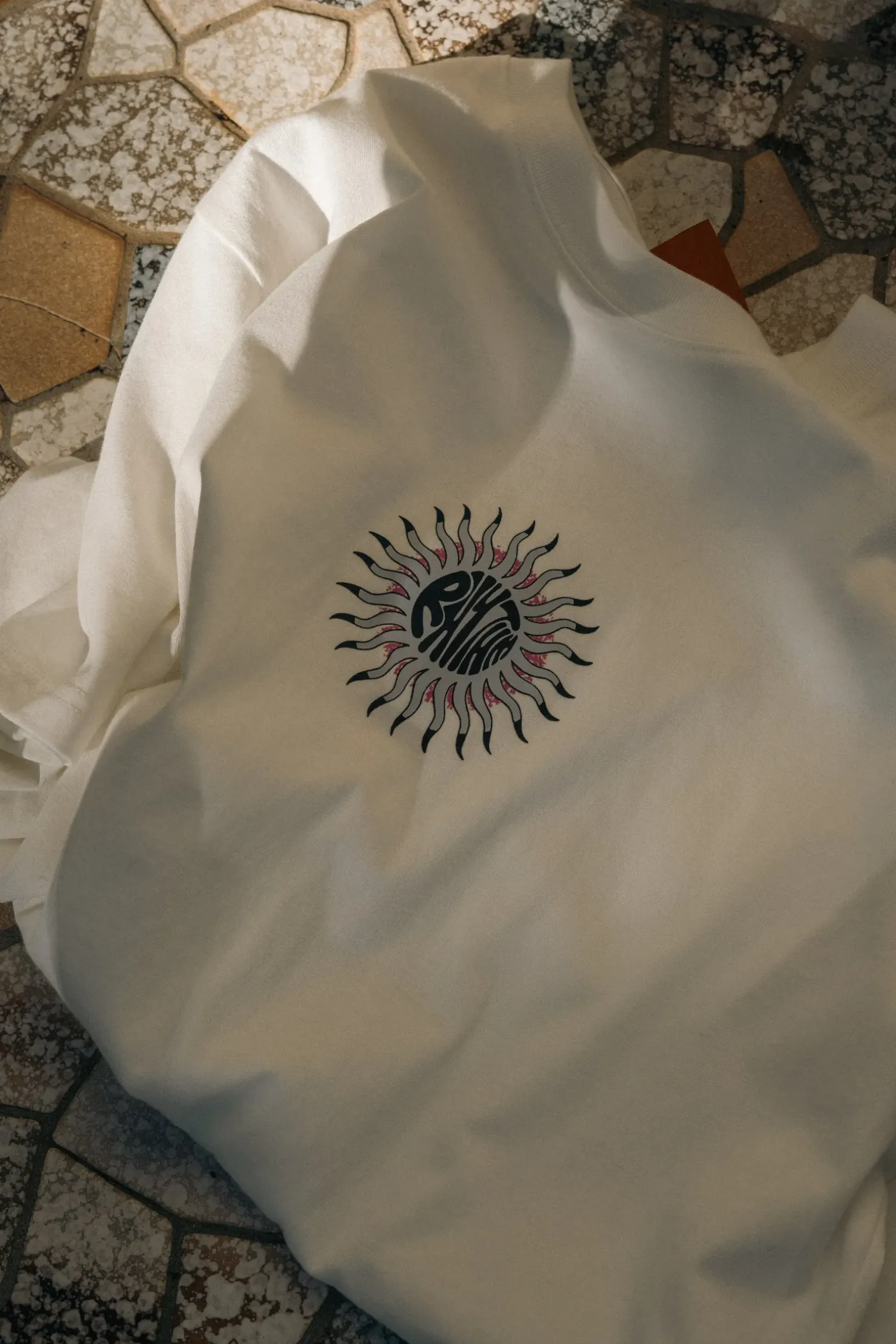 Sun Beams Vintage Ss T-Shirt Vintage White