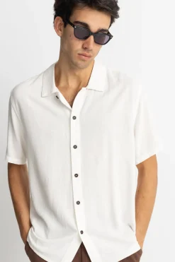 Textured Linen SS Shirt Natural