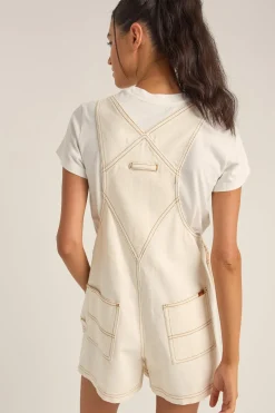 Tides Short Overall Cream