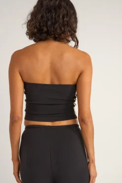Track Bandeau Top Black