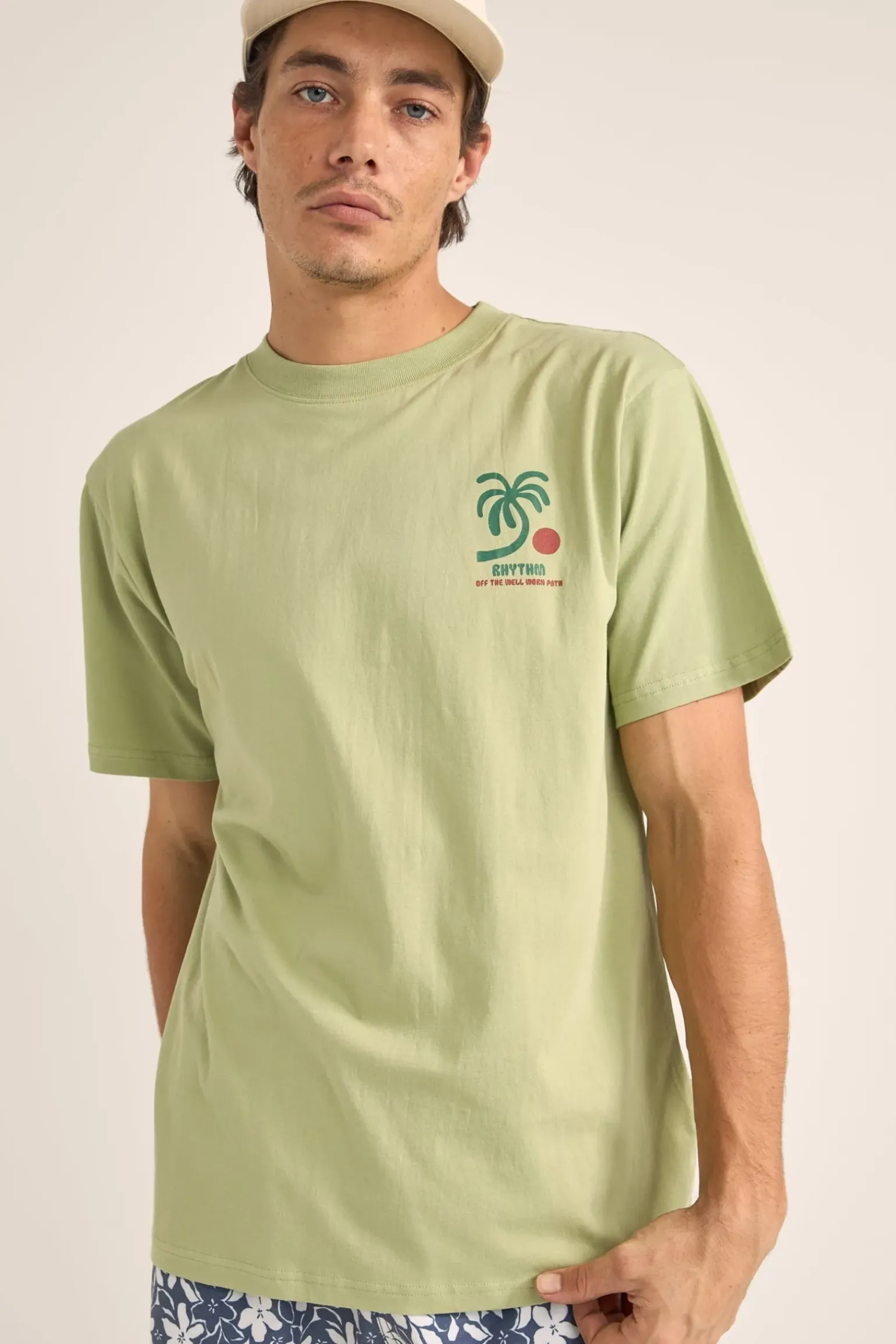 Trees Ss T-Shirt Pistachio