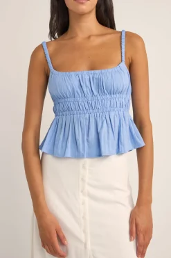 Tyler Baby Doll Top Cornflower