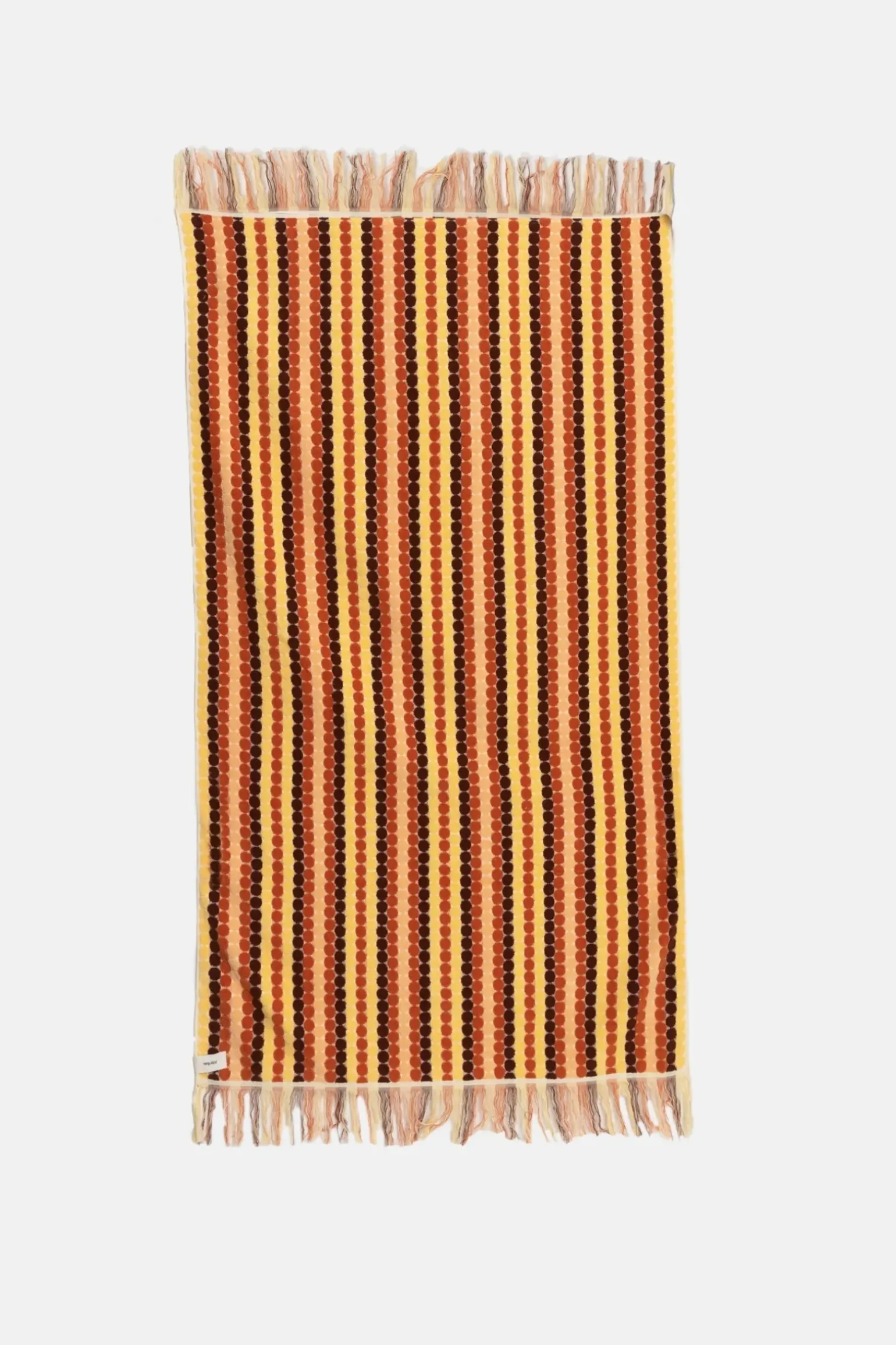 Vacation Stripe Towel Burnt Orange