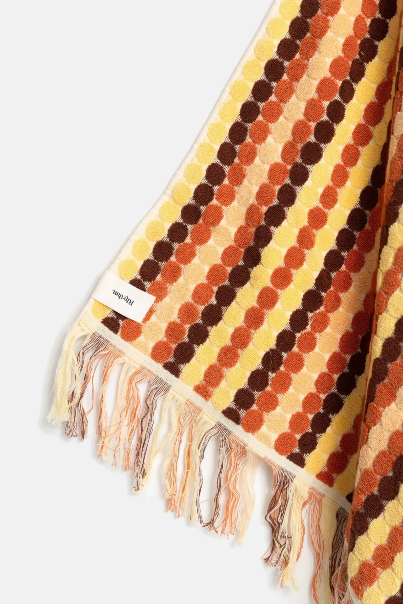 Vacation Stripe Towel Burnt Orange