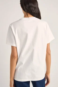 Vino Boyfriend Tee White