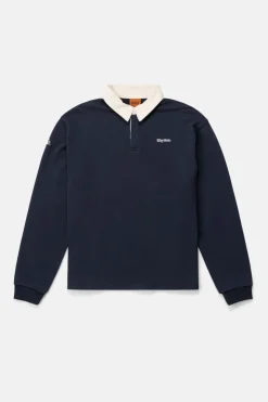Vintage Rugby Ls Polo Indigo