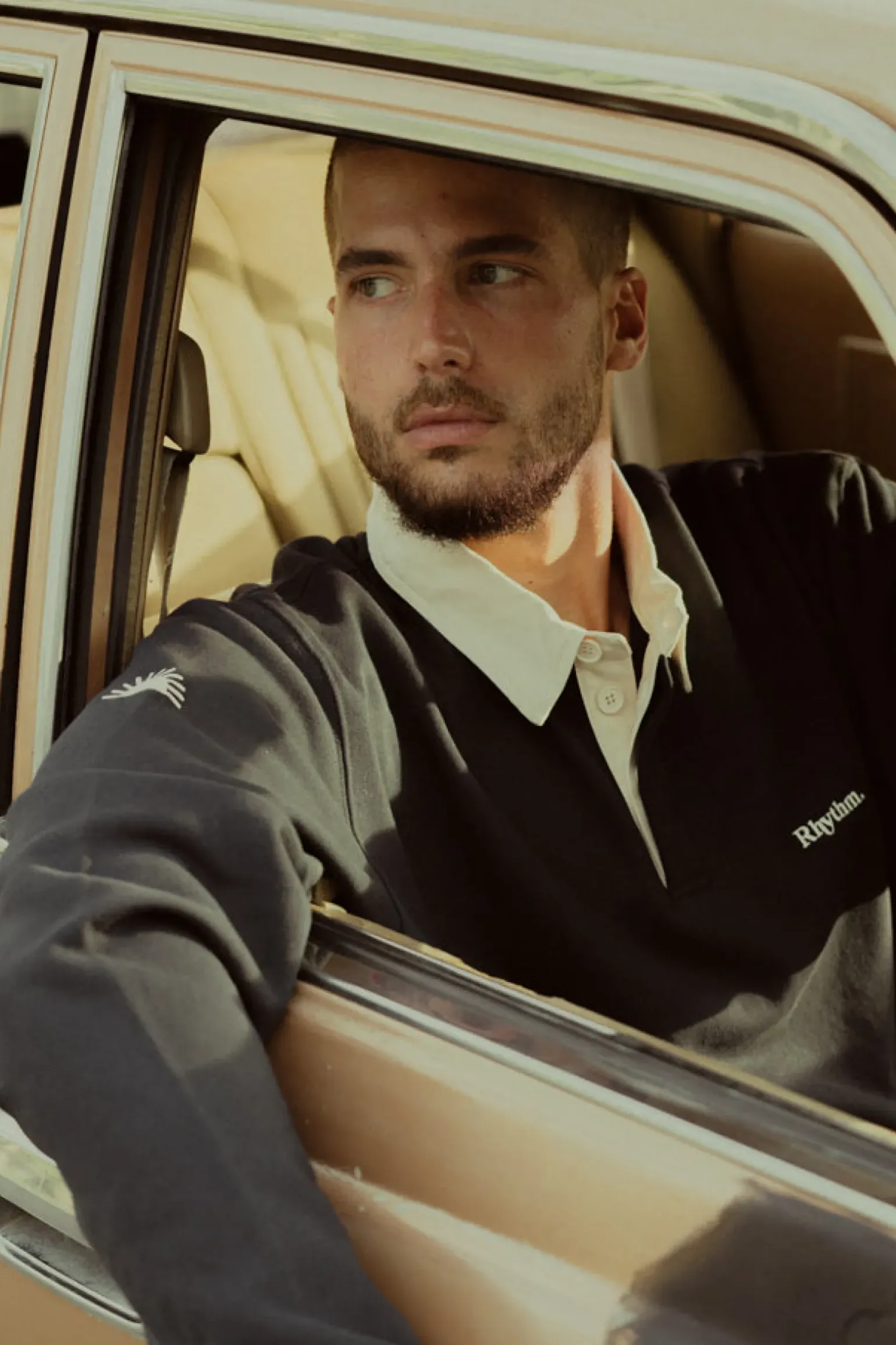 Vintage Rugby Ls Polo Indigo