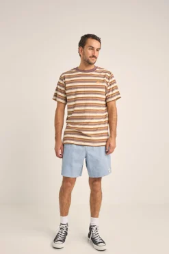 Vintage Stripe SS T-Shirt Cedar