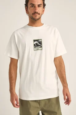 Wild Waves Vintage Ss T-Shirt Vintage White