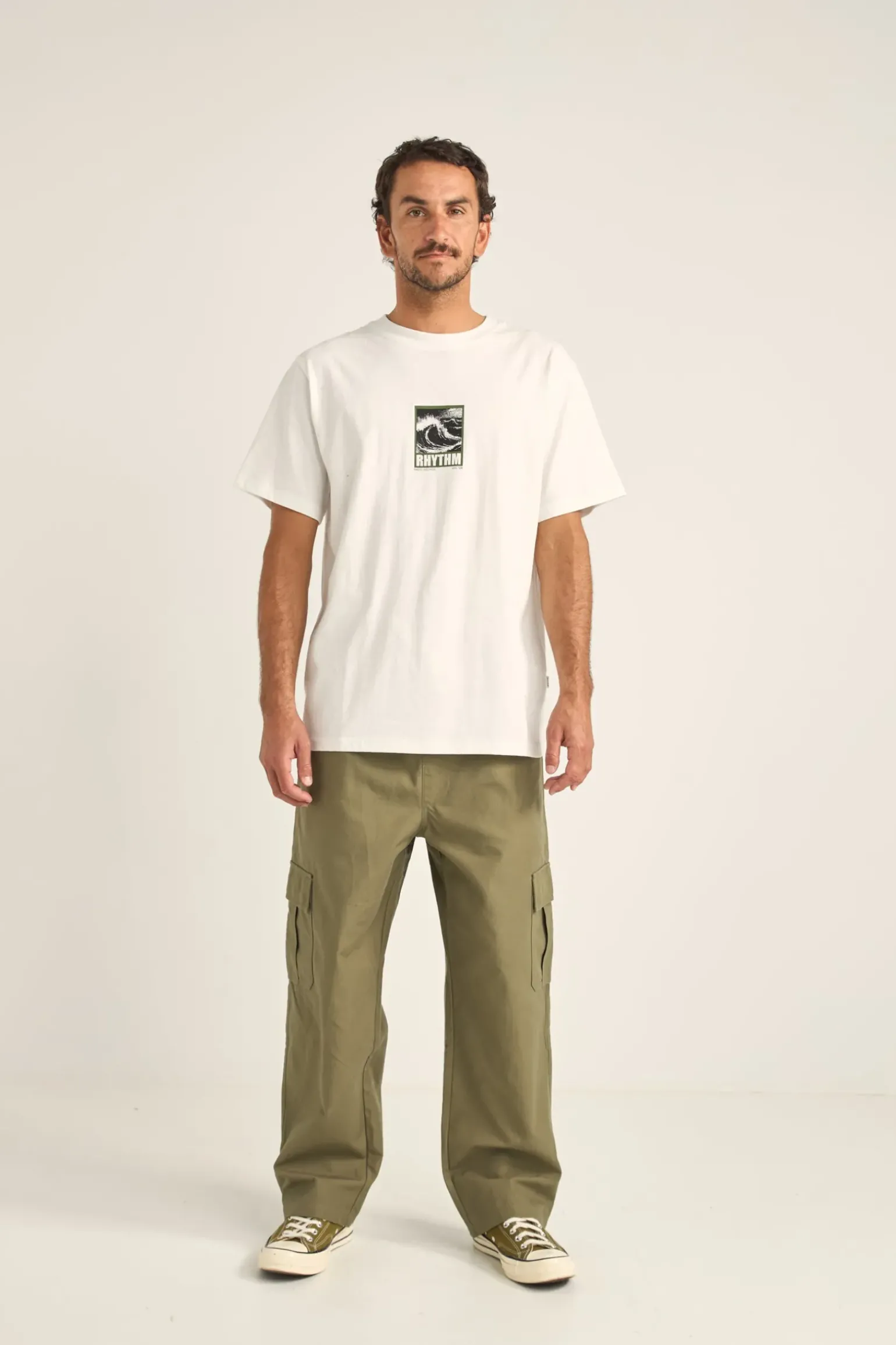 Wild Waves Vintage Ss T-Shirt Vintage White