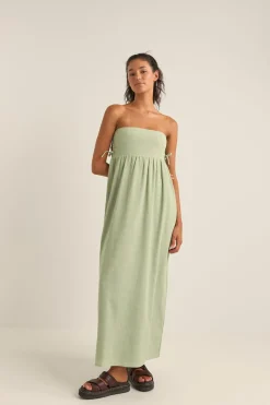 Zali Tie Side Maxi Dress Sage